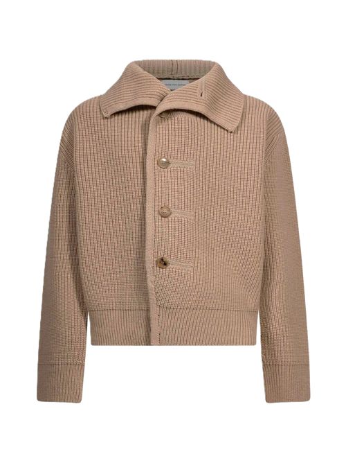 Chunky wool cardigan DRIES VAN NOTEN | 262-021221-4707106 CHAMPAGNE